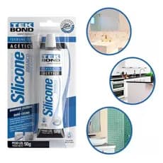 Silicone Acetico Branco Cola Adesivo Selante Tek Bond Box