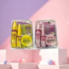 BEST KIT 4 EM 1 RIMEL + DELINEADOR + PÓ ILUMINADOR（ BLUSH) + ESPELHO New