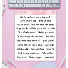 Cartela de adesivo n 084 adesivos de frases motivacionais, lettering, escritas para decorar planner bujo  bulletjournal