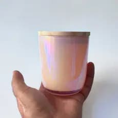 Porta Vela Furta-cor Rosa 250ml Importado