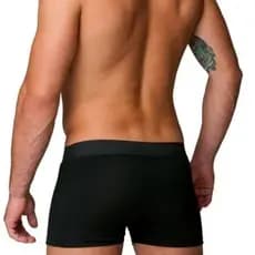 Cueca masculina allblack box 100% algodão conforto premium antialergico