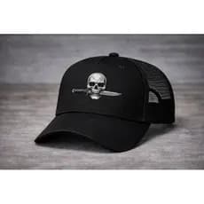 Boné Trucker Preto Masculino Estilo Tático Militar Operações Especiais Tropa Elite em DTF