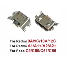 KIT 10 PEÇAS CONECTOR Redmi 9A 9C 10A 12C A1+ A2+ Poco C3 C50 C51 C55