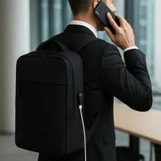 Mochila entrada UBS Escolar Executiva Unissex Bolsa mochila Resistente faculdade e trabalho mochila boa