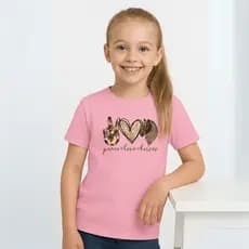 Camiseta Infantil Boiadeira Menina Country Cavalo