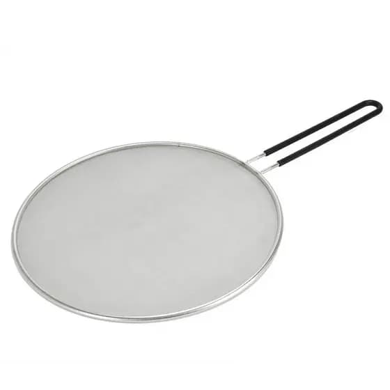 Tela Anti Respingo Para Fritura 29cm Inox Cabo com Proteção
