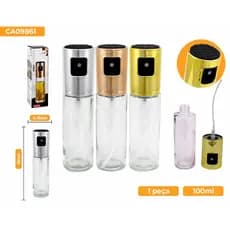 1/2/3 Peças Spray Borrifador Azeite Oleo e Vinagre em Vidro 100ml