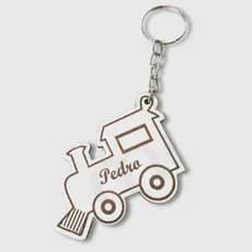 Kit 20 Chaveiros Trenzinho Com Nome Personalizado