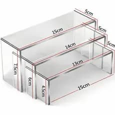 Kit Expositor Transparente Acrílico para Vitrine e Balcão Loja