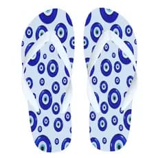 Chinelo Adulto e Infantil Personalizado Olho Grego Unissex