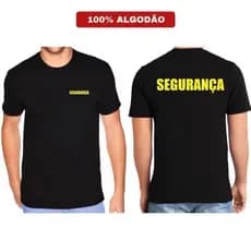 Camisa Segurança Algodão Masculino Camiseta P M G GG Super Promoção Envio Imediato