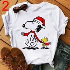 Camiseta Blusa Feminina Natal Stitch, Snoop, mulher maravilha, unicornio