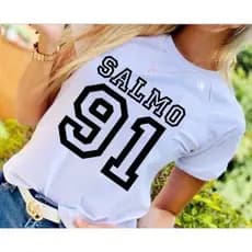 T-SHIRTS ALGODÃO BRANCO SALMO 91