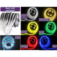 Fita Led 5 M 300 Led C/ Fita Dupla Face IP20 2835/3528 12V Fita Led RGB Fita Led 5m