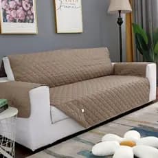 Capa Protetora Para Sofá Retrátil 3 Lugares Reclinável Dupla Face Com Viés Matelados