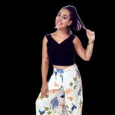 Calça Pantacourt femina em viscose, moda verão, moda alegre