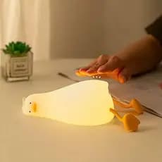 Luminária LED Pato Preguiçoso Recarregável Touch KREIZ KR104