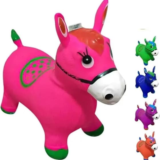 BRINQUEDO CAVALO PULA PULA COM MUSICA