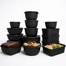Kit Potes Hermetico BPA Free Marmita Freezer Microondas Vasilha Fitness Potes Cozinha