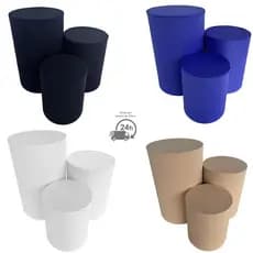 Trio De Capas Para Cilindros De Festa Com Elastico P M G Envio 24h