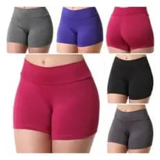 4 Short Legging curto suplex  feminino.