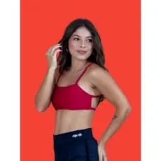 Top cropped tira nas costas estiloso verão!!