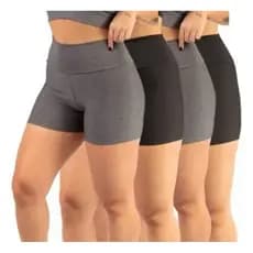 4 Short feminino curto corrida