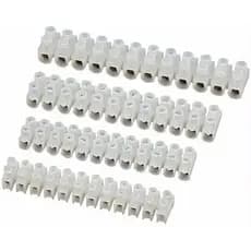Conector Sindal 12 Vias Barra de Ligação Elétrica Borne Emenda de Fios 3A 5A 10A 15A 20A 30A