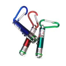 Laser Pointer Vermelho 3 Em 1 Chaveiro Lanterna Brincar Gato
