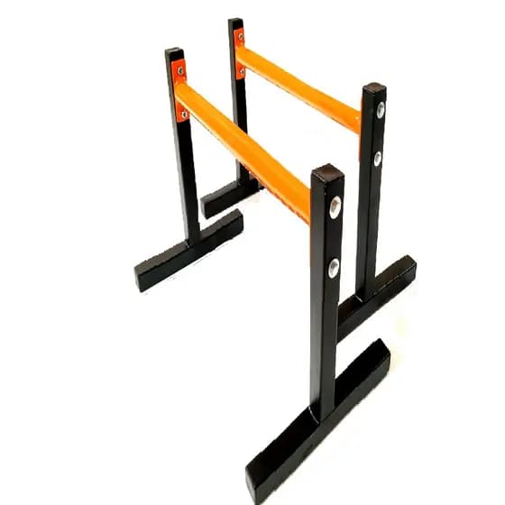 Barra Paralela Chão Calistenia Remada Invertida 100x80cm Taurofitness Aço Antiderrapante Front Lever Flexão Australiana