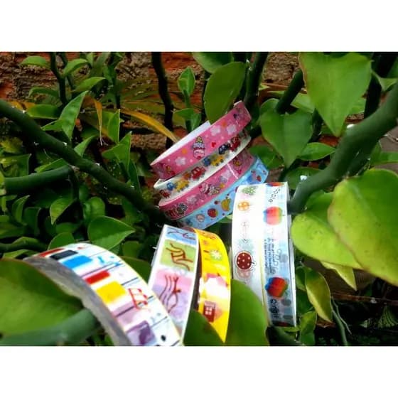 Fitas Adesivas Decorativas Portexx Grande 40cm Papel Kit 5 Unidades