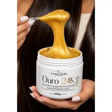 Máscara de hidratação Tratamento Ouro 24K 500g
