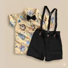CONJUNTO BABY LOONEY TUNES infantil para menino