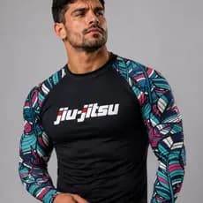 Camiseta Rash Guard longa Compressão Masculina/Unissex - Secagem Rápida e UV