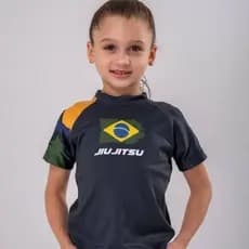 Rash Guard Criança - Infantil Jiu-Jitsu |Camisa UV Infantil | Rash Guard