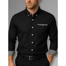 Camisa Social Masculina Manga Longa Slim Fit - Camisa Com Algodão A Pronta Entrega