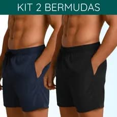 Kit 2 Bermudas Tactel Masculina - Bermuda Perfeita Para o Verão