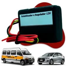 Estabilizador De Voltagem Para Camera De Ré 12v Automotivo