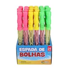Kit 30 Bolha Bolinhas de sabão 30 Unidades - Formato Espada Pais&Filhos