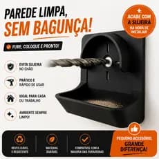 Coletor de Poeira para Furadeira | Gabarito para Furar Parede sem Sujeira | Acessório Reutilizável