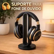 Suporte para Fone de Ouvido e Headphone de Mesa | Moderno | Acessório gamer