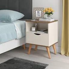 Mesa De Cabeceira Pés Palito Lateral Cama Elegante Mesinha De Apoio Com Gaveta