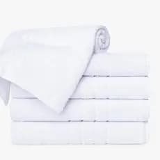 Kit 10 Toalhas Banhão Hotel, Pousada, Spa, Felpudas 100% Algodão - Branco