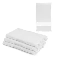 Kit 50 Toalhinhas De Boca, Mão, Infantil , Escolar, Lavabo Branco