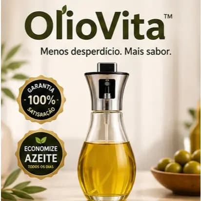 Galheteiro Vidro Spray Azeite Vinagre Óleo 200ml OlioVita™ - Pulverizador Borrifador Cozinha