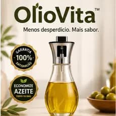 Galheteiro Vidro Spray Azeite Vinagre Óleo 200ml OlioVita™ - Pulverizador Borrifador Cozinha