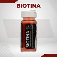 Ampola de Vitamina Biotina Força, Crescimento e Fios Saudáveis Antiqueda 2,8ml Dermabel