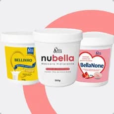 Kit 3 Máscara Capilar Hidratação Nutrição Reconstrução Ultra Brilho Nubella Bella Dolce 250g