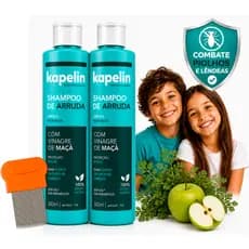Kit 2 Shampoo Tratamento para Piolhos e Lêndeas + Pentes (Variações)