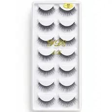 Cílios Postiços 7 Pares Volume Natural Maquiagem Olhos Volume Médio Lash